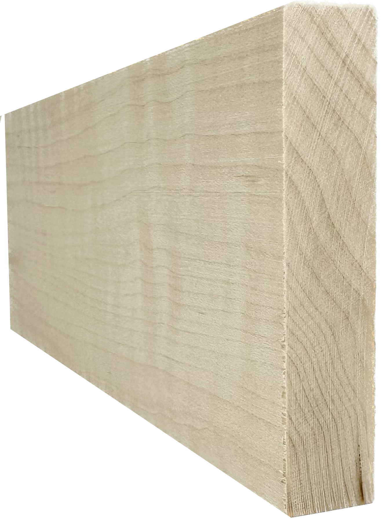 Unfinished Hardwood Square Edge S4S Lumber - 1x4 x 7ft