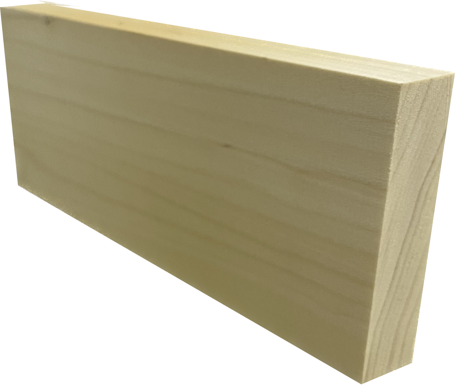 Unfinished Hardwood Square Edge S4S Lumber - 1x8 x 7ft