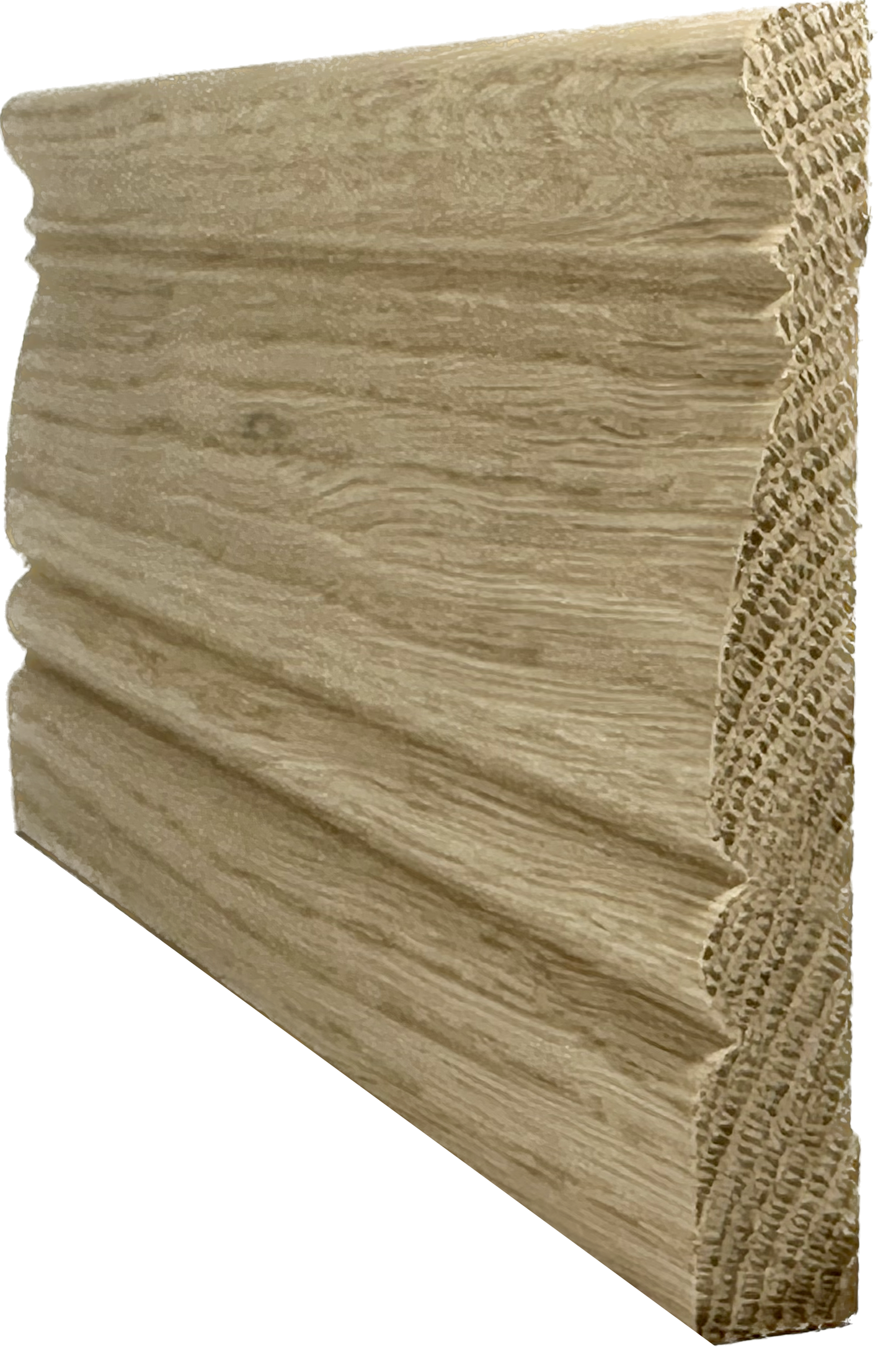 Unfinished Hardwood Baseboard Moulding 3/4 in x 5 in x 7ft