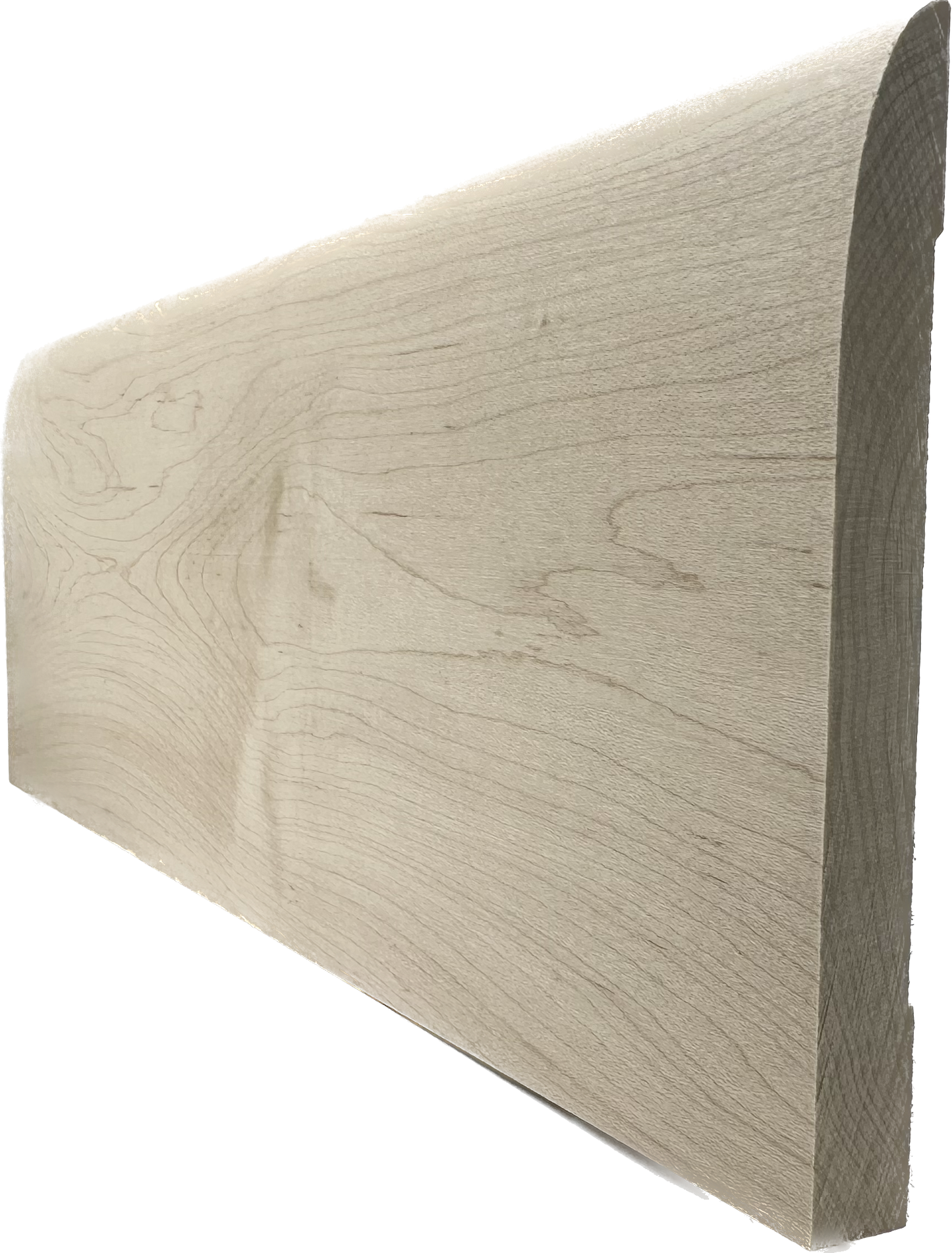 Unfinished Hardwood Baseboard Moulding 9/16 in x 5 1/4 in x 7 ft