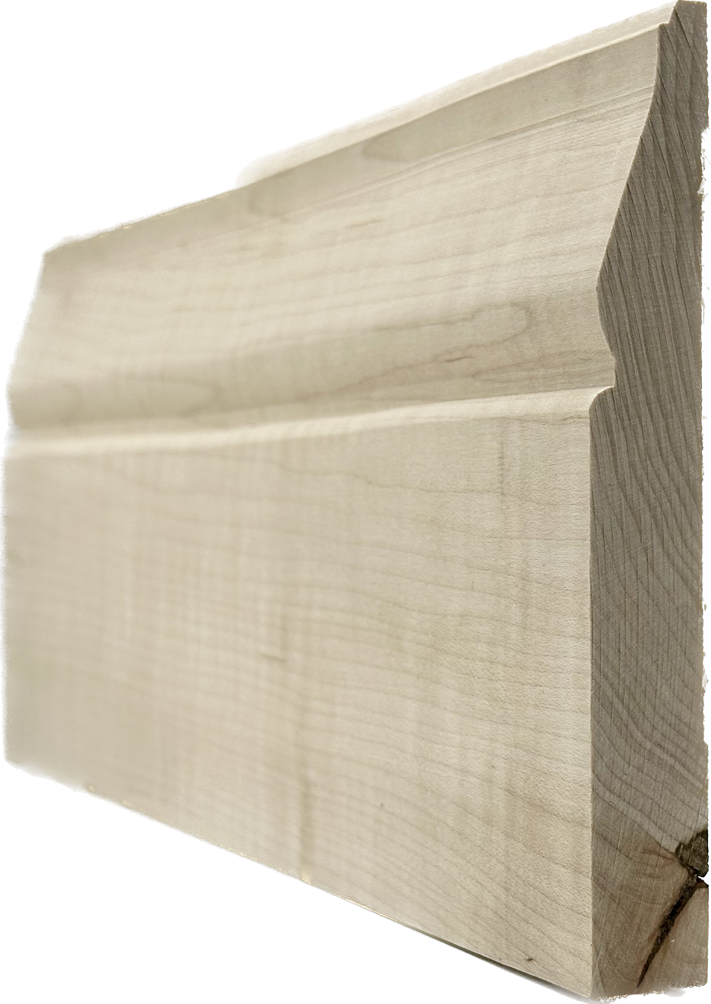 Unfinished Hardwood Baseboard Moulding 3/4 in x 5 1/4 in x 7ft