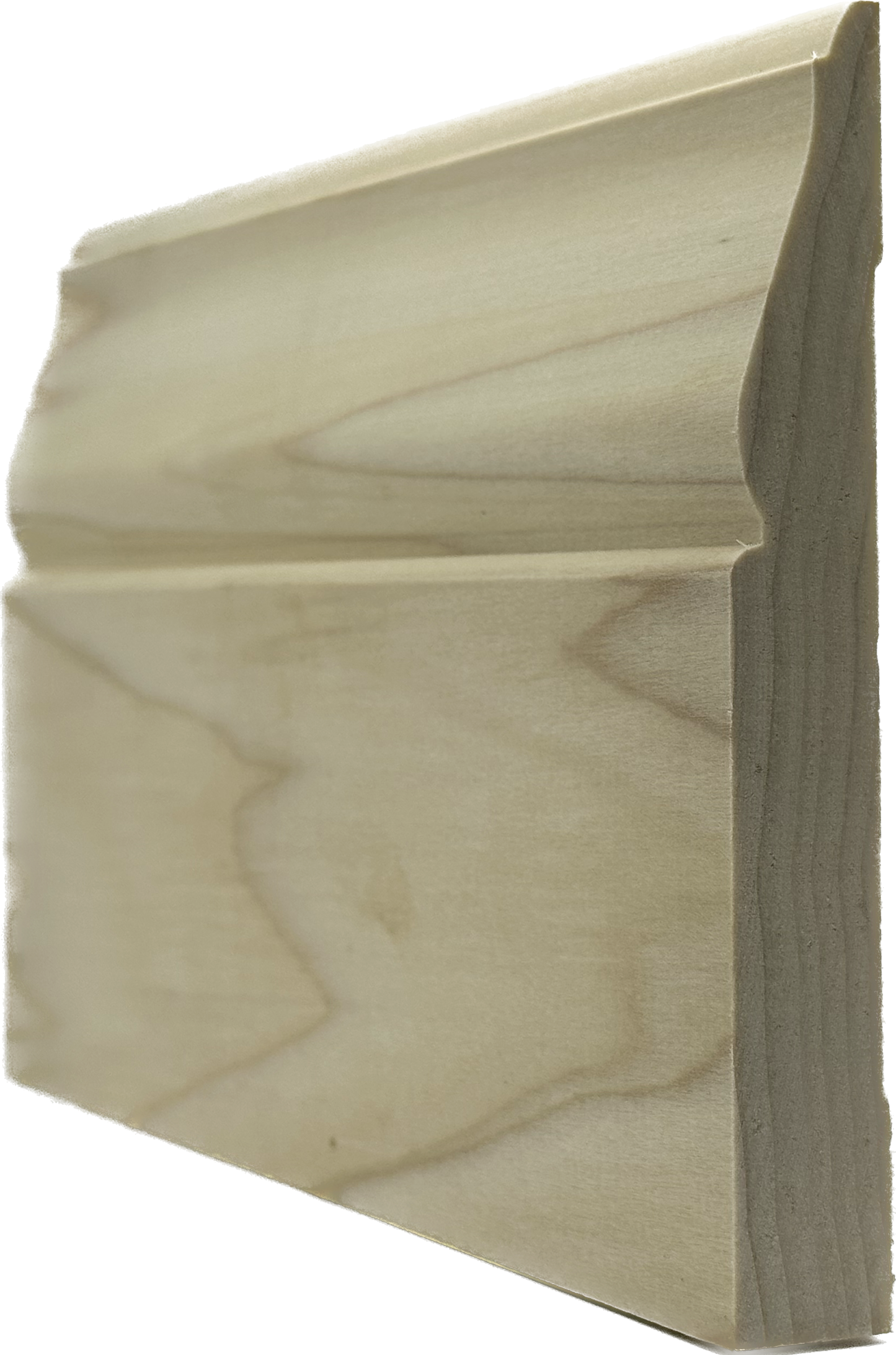 Unfinished Hardwood Baseboard Moulding 3/4 in x 5 1/4 in x 7ft