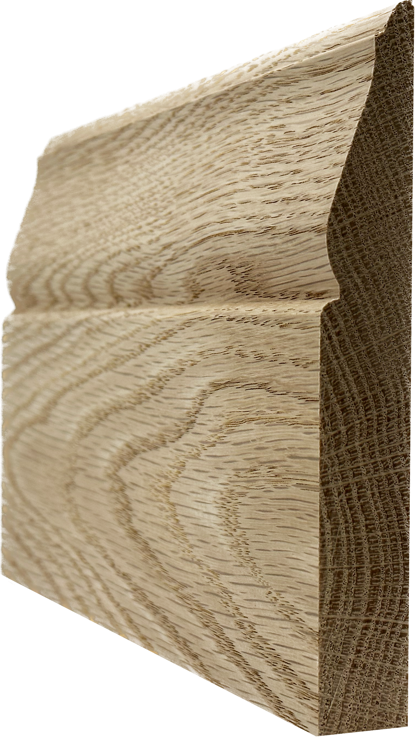 Unfinished Hardwood Baseboard Moulding 3/4 in x 5 1/4 in x 7ft