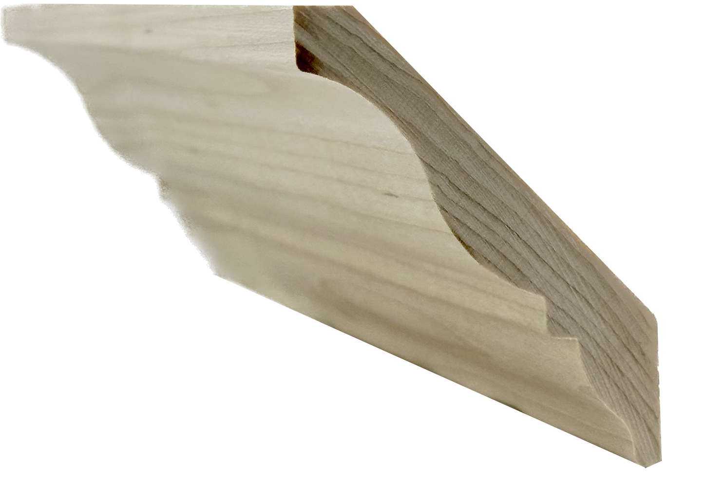 Unfinished Hardwood Crown Moulding 5/8 in x 3 1/8 in x 7ft